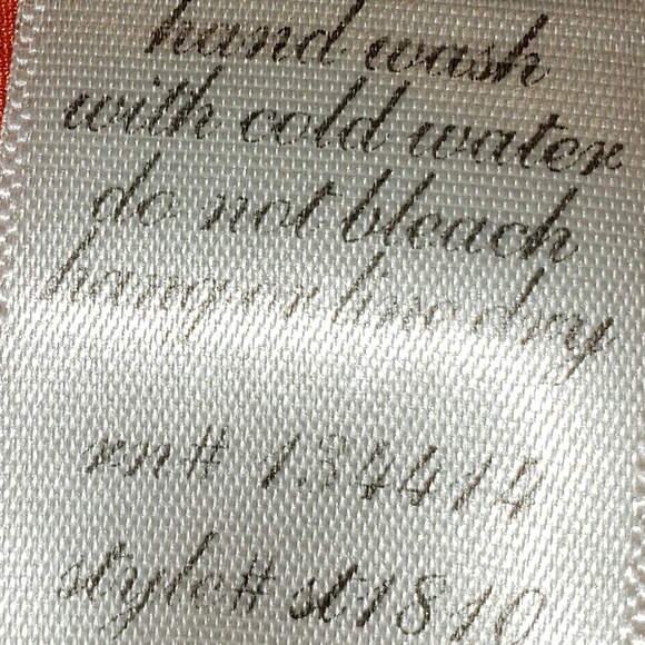 Whisper Orange Sleeveless‎ Blouse w/cut lace - Picture 5 of 5